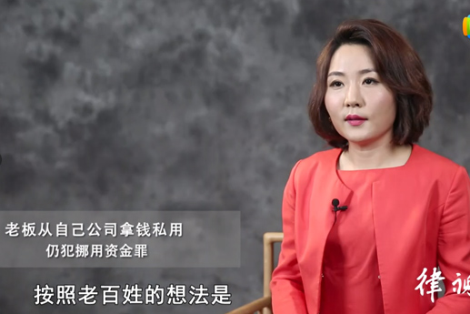 老板從自己公司拿錢私用，仍犯挪用資金罪【視頻解說】