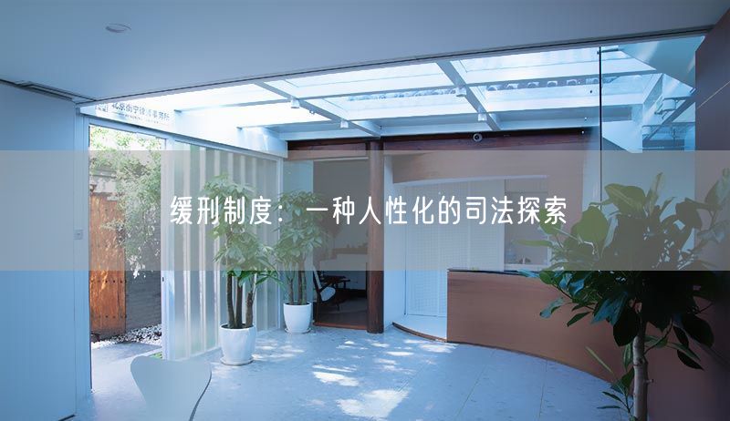 緩刑制度：一種人性化的司法探索