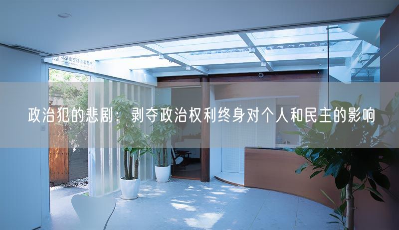 政治犯的悲?。簞儕Z政治權(quán)利終身對(duì)個(gè)人和民主的影響