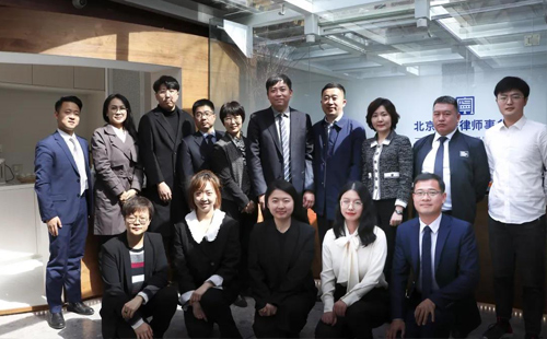 靖之霖（北京）律師事務(wù)所主任李崇杰一行蒞臨衡寧所參觀交流(圖5)